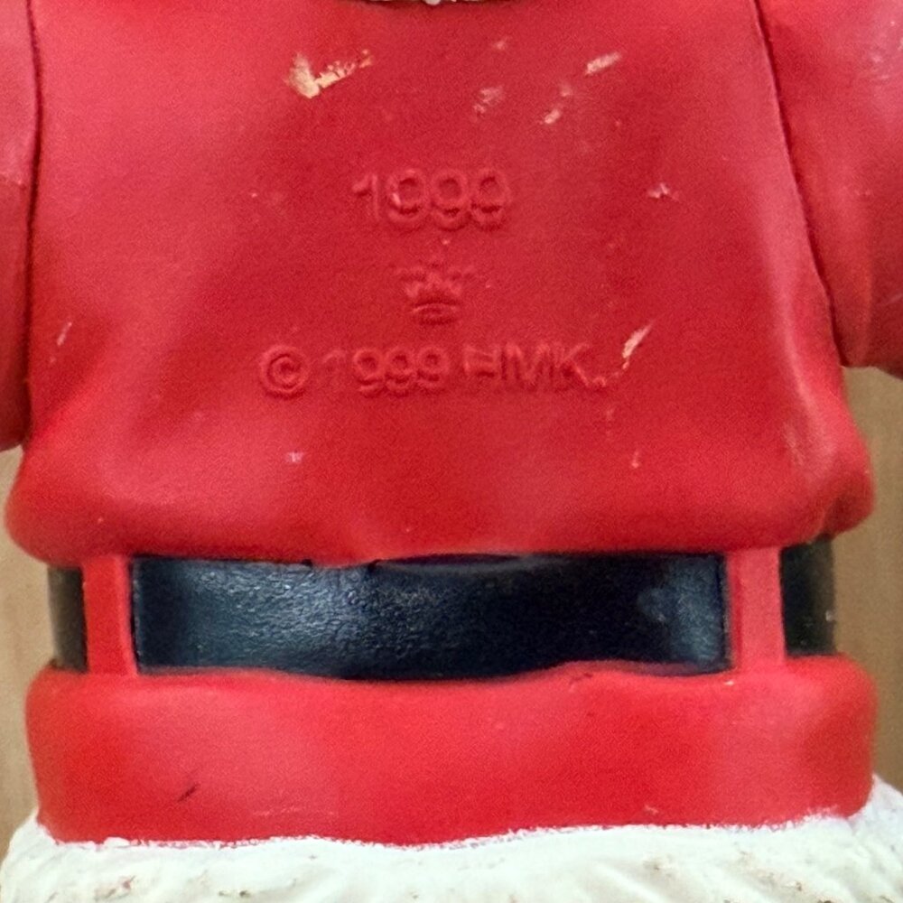 Santa 1999 Hallmark Noel Christmas Ornament Blocks Santa Decor Holiday Season Fu - Picture 4 of 7